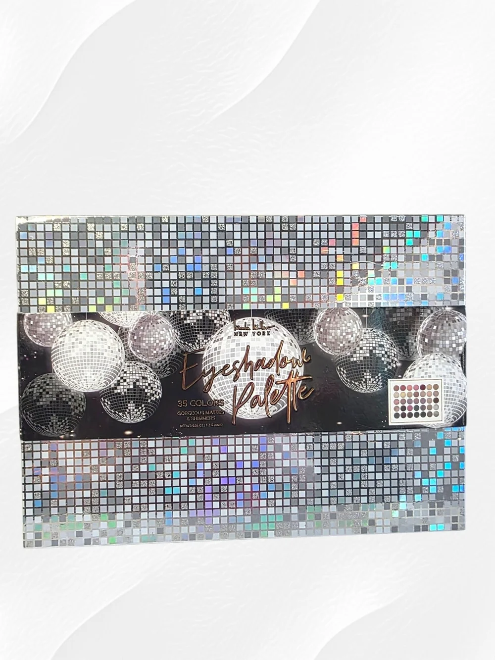 Nicole Miller New York Disco Eyeshadow Palette 35 Color Mattes & Shimmers